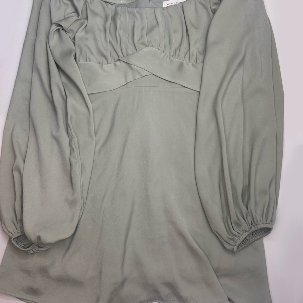 Green altard state dress